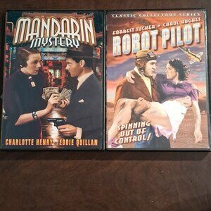 2 western DVDs - Robot Pilow & Manderin Mystery